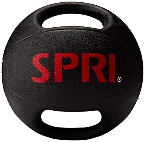 SPRI Dual Grip Xerball Medicine Ball, 12-Pound, Color May Vary von SPRI