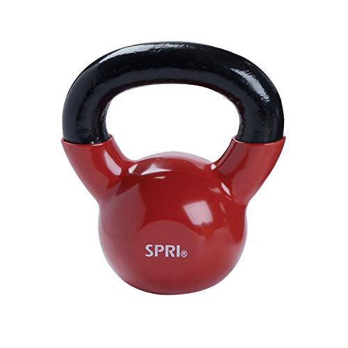 SPRI Unisex-Erwachsene 07-70402 Kettlebell, (C) Rot | 4,5 kg, 10-Pound von SPRI