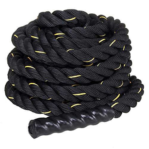 SPRINGOS Seil Power Rope 9 m Schlachtseil Battle Rope Home Training Krafttraining von SPRINGOS