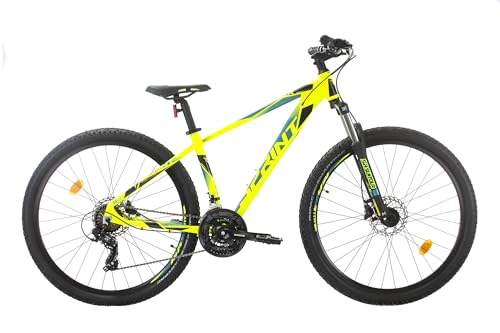 SPRINT Maverick 27,5 Zoll Mountainbike Fahrrad ALU Rahmen, Shimano Tourney Gang (Neongrün Matt, 440 mm) von SPRINT