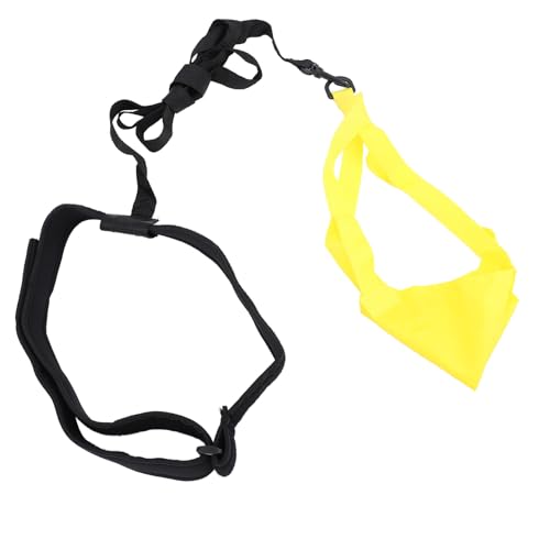 Professionelles Schwimm-Fallschirm-Trainingsset für und Erwachsene, Widerstand, Kraft, Sicherheit, Leichtes Material, Einfach zu Tragen (Yellow) von SPYMINNPOO