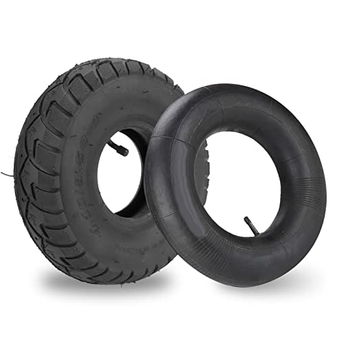 SPYMINNPOO 10 Zoll 4,10 3,50-4 Schläuche Reifen mit Verbogenem Ventil Gummi Innen Außenreifen Luftreifen Austausch von SPYMINNPOO