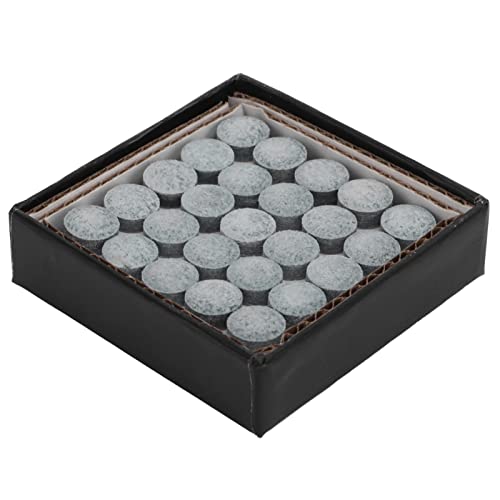 SPYMINNPOO 50 Stück Billard Queue Spitzen, Billard Zubehör Pool Queue Spitze/Snooker Queue Spitze Ersatzspitzen mit Aufbewahrungsbox(9.5mm) Sportinggoods Billardzubehör Sportinggoods Billardzubehör von SPYMINNPOO
