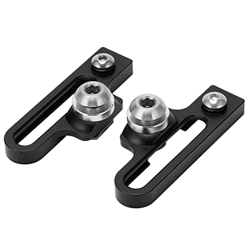 SPYMINNPOO C-Bremssattel-Adapter für Fahrradbremsen, 2 Stück, 55 Mm, Aluminiumlegierung, C-Bremsklemmen-Verlängerung, Umwandelbarer Sitz für Rennräder(Schwarz) von SPYMINNPOO