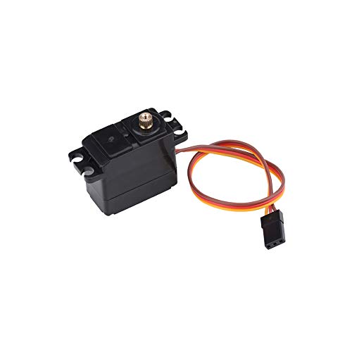 SPYMINNPOO Digitales RC Lenkservo 2,2 kg (25T) mit Metallgetriebe & Wasserdicht - Hochpräzise Servolenkung für 1/16 1/12 1/14 RC Auto, Crawler, Truck von SPYMINNPOO