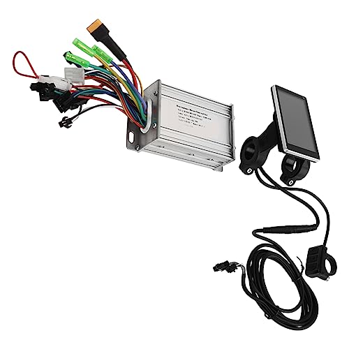 SPYMINNPOO Elektrofahrrad Controller Kit, 36 V, 48 V, 60 V, 350 W, 450 W, 18 A, Elektrofahrrad LCD Display, M5 Scooter Motor, Bürstenloser Controller von SPYMINNPOO