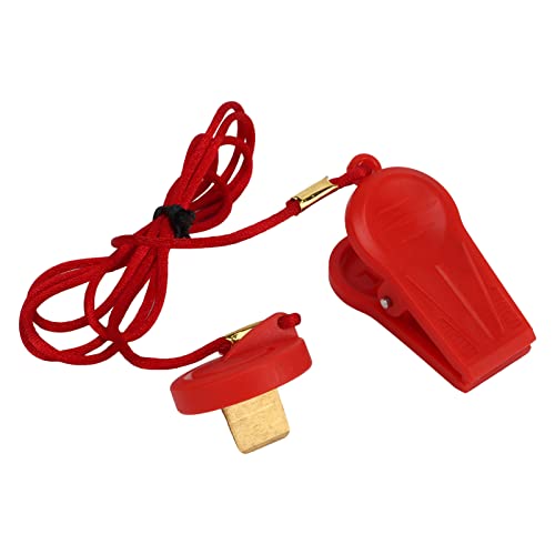 SPYMINNPOO Laufband-Magnetschlüssel, 2 Stück Laufband-Sicherheitsschalter, Not-Aus-Magnet, Laufband-Schlüssel mit Kreisförmigem Einsatz, Rot von SPYMINNPOO