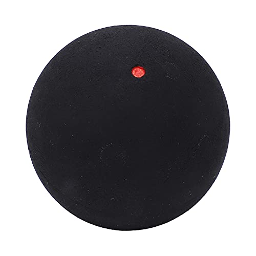 SPYMINNPOO Squash Bälle, 37mm Einzel Punkt Squash Bälle Gummi-Squash-Schläger Bälle für Anfänger-Wettkampf Training (einzelner roter Punkt) von SPYMINNPOO