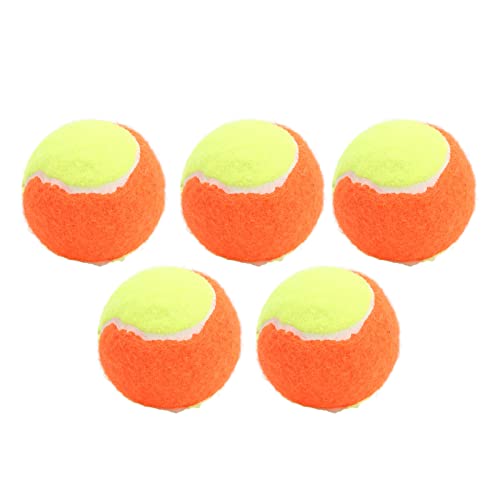 SPYMINNPOO Tennisball-Set, Elastischer Tennisball, Squashball, 5 Stück, 6 cm, Gummi-Tennisbälle, Elastischer Squashball, Druckentlastungsbälle, Gummi-elastischer Ball für Training, von SPYMINNPOO