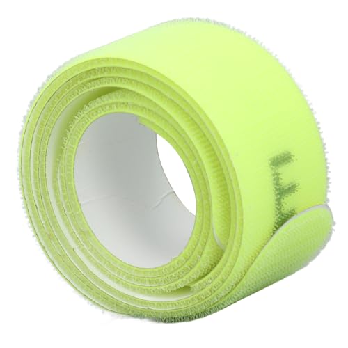 SPYMINNPOO Tennisschläger-Kopfband, mit Nylon-Klettverschluss Zum Schutz des Rahmens, 37 Mm Breite, 3er-Pack, Ballpicking-Design (Leuchtendes Grün) von SPYMINNPOO