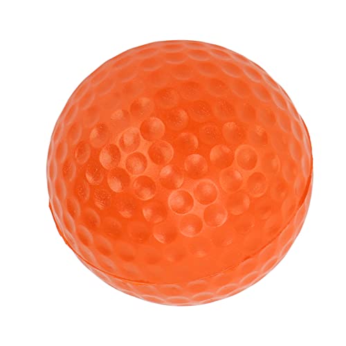SPYMINNPOO Weicher Ball PU-weiche BälleGolf-weicher Ball, Übungsball Hohe Schlagfestigkeit Leichte PU-Schaum-Golfbälle für Sportarten für Outdoor-Ball-Retriever (ORANGE) von SPYMINNPOO