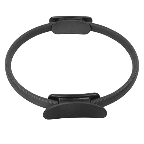 SPYMINNPOO Yoga-Ring, Workout-Fitness-Kreis für Heimtraining, Trainingsgerät mit Doppeltem Griff und Komfortablem Design (Black) von SPYMINNPOO