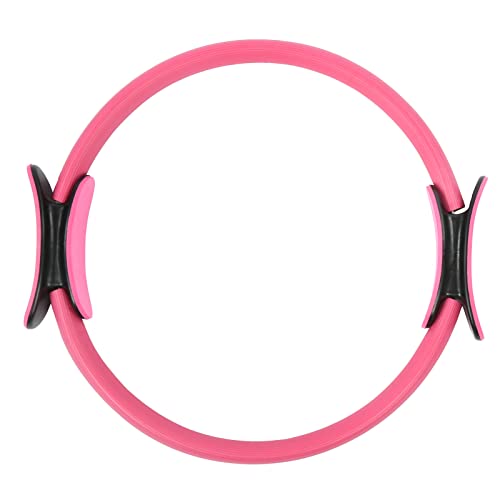 SPYMINNPOO Yoga-Ring, Workout-Fitness-Kreis für Heimtraining, Trainingsgerät mit Doppeltem Griff und Komfortablem Design (PINK) von SPYMINNPOO