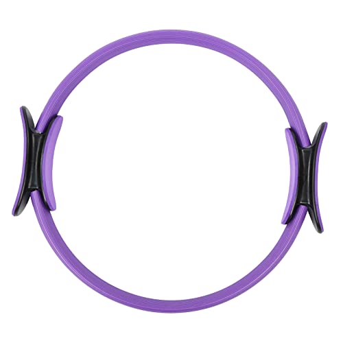 SPYMINNPOO Yoga-Ring, Workout-Fitness-Kreis für Heimtraining, Trainingsgerät mit Doppeltem Griff und Komfortablem Design (Purple) von SPYMINNPOO