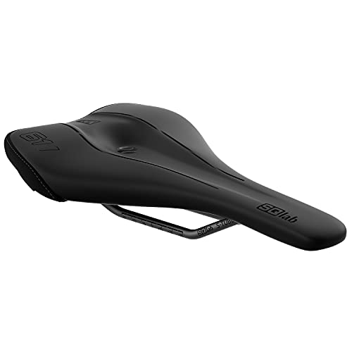 SQlab Unisex – Erwachsene 611 Ergowave Active 2.1 MTB Tech & Trail Fahrradsattel, Schwarz, 13 cm von SQlab