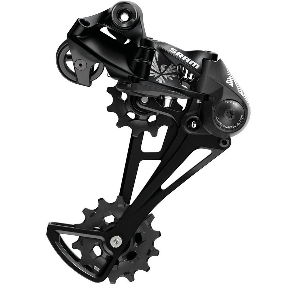 SRAM Fahrradpedale SRAM Schaltwerk NX Eagle 12-fach, X-Horizon, Type 3 Käfig schwarz 339g von SRAM