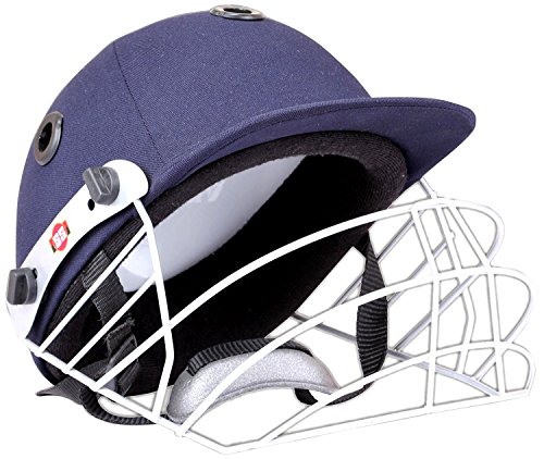 SS Herren & Jungen Helmet0018 Sunridges Prince Junior Cricket-Helm, Blau, Marineblau, Size von SS