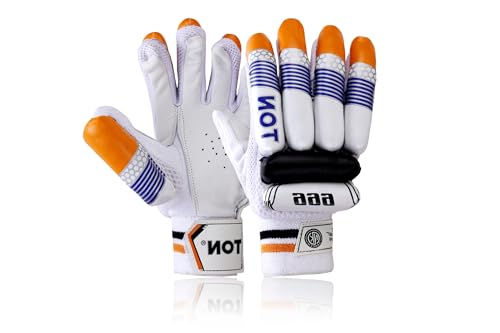 SS TON 999 Cricket Batting Gloves | Multicolor | Size: Youth | for Left-Hand Batsman von SS