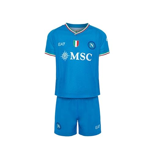 SSC NAPOLI Unisex Kinder Season 23/24 Rennen Set Infant Home Junior-Rennset, hellblau, 6 Monate von SSC NAPOLI