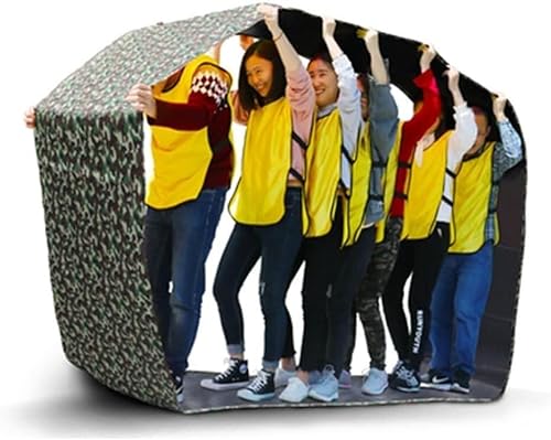 Spiel-Laufmatte for Erwachsene und Kleinkinder, Indoor-Outdoor-Familienspaß, Arbeits- und Teambuilding-Aktivitätsausrüstung, einfach zu tragen (Size : Adult-6M) von SSDDLZEQ