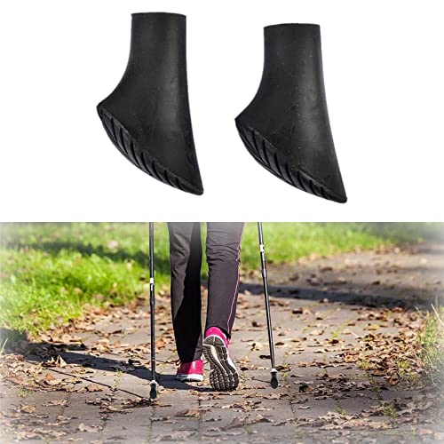 2 Stück Nordic Walking Stöcke Gummipuffer, Gummipuffer Für Wanderstöcke, Nordic Walking Pads, Gummistopper Für Walkingstöcke, Für Den Nordic Walking Stock Mit Einen Durchmesser Von 10mm von SSHUIKKAI