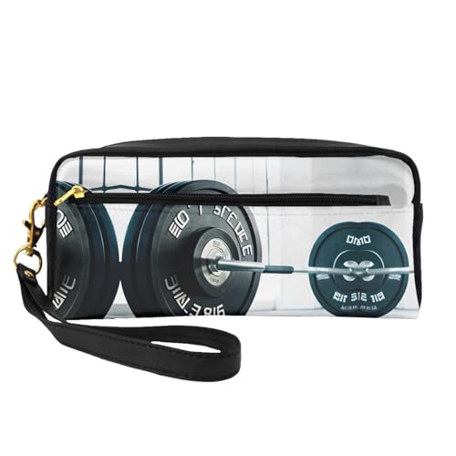 SSIMOO Reise-Make-up-Tasche mit Herbstbaum mit altem Fahrraddruck, für unterwegs, zur Aufbewahrung von Kosmetika und Beauty-Essentials, Gewichtheben Sport, Einheitsgröße von SSIMOO