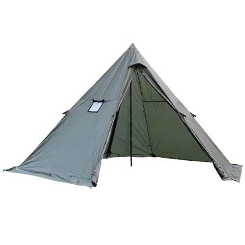 Leichtes Hot-Zelt für 3–4 Personen mit Herdanschluss, Campingzelt für 4 Jahreszeiten, Rucksackreisen, Ultraleicht, einfach aufzubauen, für Camping, Rucksackreisen, Wandern, Jagen, Angeln von SSLW
