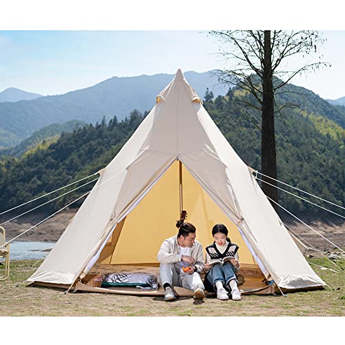 Leichtes Tipi-Campingzelt Pyramidenzelt für Bergsteigen Wandern Camping 5-8 Personen Familien-Camping-Tipi-Zelt von SSLW