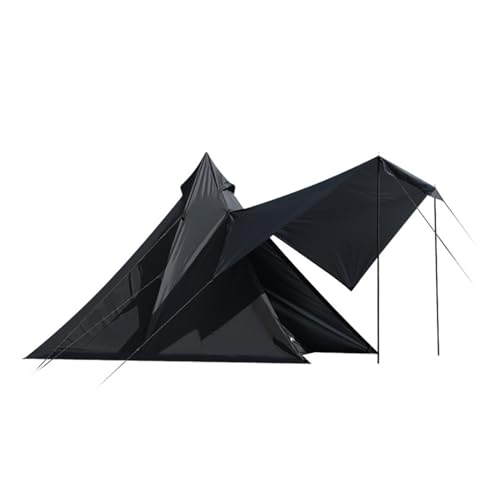 Tipi-Zelt für 3–4 Personen, Outdoor-Camping-Hot-Zelt, Indianerzelt, wasserdichter Schutz, Jurtenzelte für Familienwanderungen im Freien von SSLW