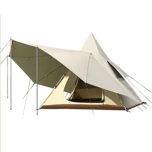 Tipi-Zelt für den Außenbereich, tragbares Zelt, wasserabweisend und UV-Schutz, Sonnenschutz, Campingzelt mit Tragetasche für Camping, Wandern, Klettern, Reisen von SSLW