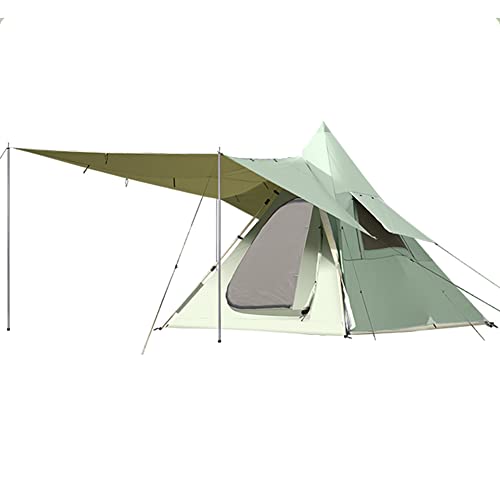 Tipi-Zelt für den Außenbereich, tragbares Zelt, wasserabweisend und UV-Schutz, Sonnenschutz, Campingzelt mit Tragetasche für Camping, Wandern, Klettern, Reisen von SSLW