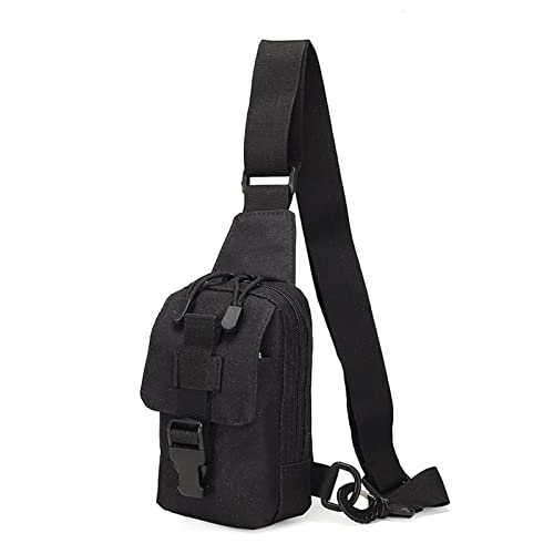 SSWERWEQ Brusttasche Chest Bag Outdoor Men's Shoulder Bag Small Travel Mobile Phone Bag Hiking Travel Cross Bag Waterproof (Color : C) von SSWERWEQ