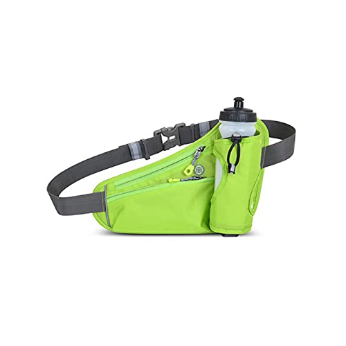 SSWERWEQ Crossbody Bag Laufgurt Taille Tasche, Packung Outdoor Gym Sport Fitness Wasserflasche, Tasche Fanny Taille Packung Reiten Radfahren Telefon Tasche (Color : Green) von SSWERWEQ