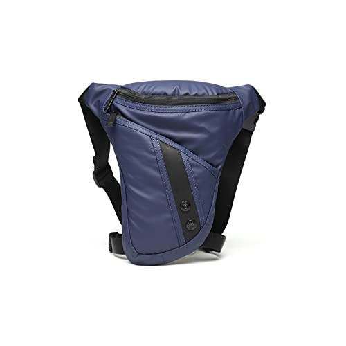 SSWERWEQ Crossbody Bag Mode Freizeit wasserdichte Taille Bag Beinbeutel Oberschenkel Tasche Atmosphäre Einfache Großkapazität Taille Tasche (Color : Blue) von SSWERWEQ