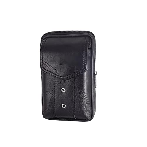 SSWERWEQ Crossbody Bag Multifunktionale Gürteltasche, Handytasche, Geldbörse, Gürtel, Mini-Freizeittasche, Outdoor-Sport-Reisetasche. (Color : Black) von SSWERWEQ
