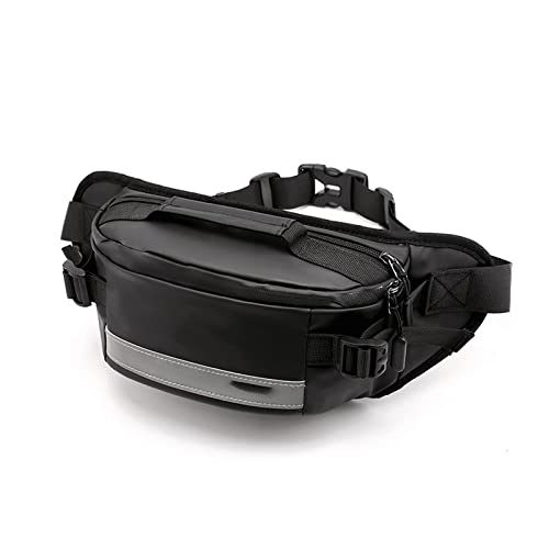 SSWERWEQ Crossbody Bag Outdoor-Gürteltasche, Lauftasche, wasserdichte Aufbewahrungstasche für Mobiltelefone, Reisetasche (Color : Black) von SSWERWEQ