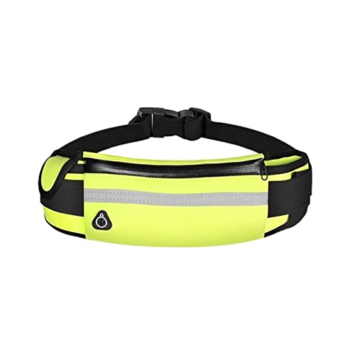 SSWERWEQ Crossbody Bag Waist Pack Running Bag Sport Portable Gym Holographic Waist Bag Men Women Phone Belt Bag Multi-func Jogging (Color : Green) von SSWERWEQ