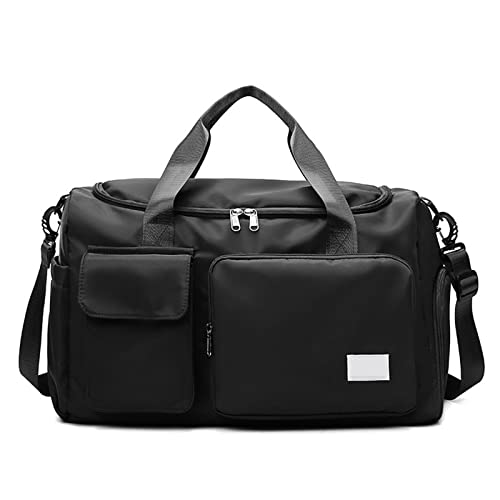 SSWERWEQ Damen Schultertaschen Travel Bag New Fitness Sports Handbag Luggage Bag Large Capacity (Color : Green) von SSWERWEQ