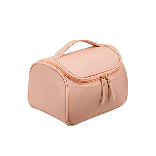 SSWERWEQ Kosmetikbeutel Women Cosmetic Bags Leather Handbag Large Capacity Zipper Waterproof Makeup Bag Female Travel Storage Beauty Case von SSWERWEQ