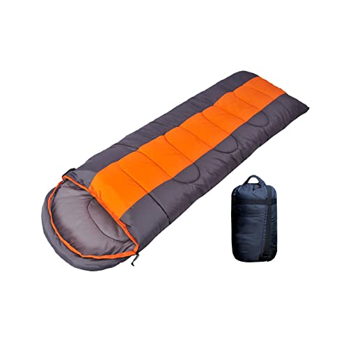 SSWERWEQ Schlafsack Outdoor Camping Sleeping Bag Travelling Easy Carrying Outdoor Ultralight Windproof Sleep Bags Portable Parts for Travel HikingWindproof (Color : Orange) von SSWERWEQ