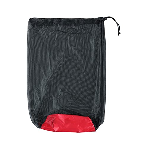 SSWERWEQ Schlafsack Outdoor Compression Sack Outdoor Hiking Ultralight Camp Sleeping Bag Cover Pouch Clothing Stuff Drawstring Closure Red von SSWERWEQ