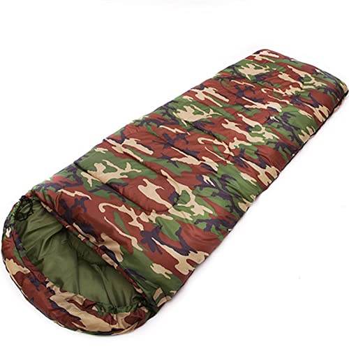 SSWERWEQ Schlafsack Outdoor Envelope Camping Sleeping Bag Splicing Single Travel Sleeping Bags Waterproof Outdoor Sleeping Bagg (Color : A-1.3kg) von SSWERWEQ