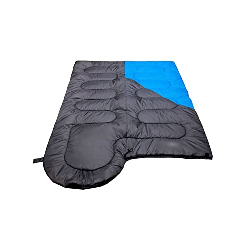 SSWERWEQ Schlafsack Outdoor Outdoor Camping Rain Proof Sleeping Bag Warm Keeping Comfortable (Color : Blue) von SSWERWEQ