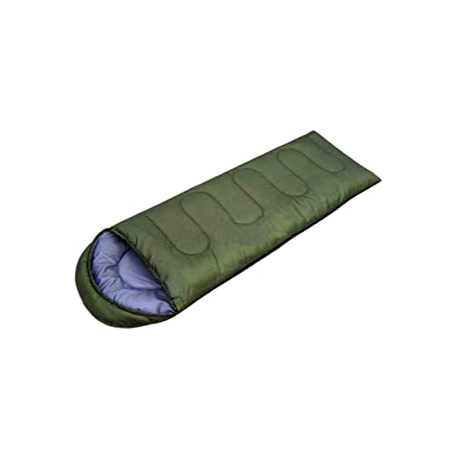 SSWERWEQ Schlafsack Outdoor Sleeping Bag Camping 4 Season Backpacking Hiking Traveling Winter Warm Heat Sleep Pad Bags Blanket for Outdoor Traveling Hiking (Color : Green, Size : Large-950) von SSWERWEQ