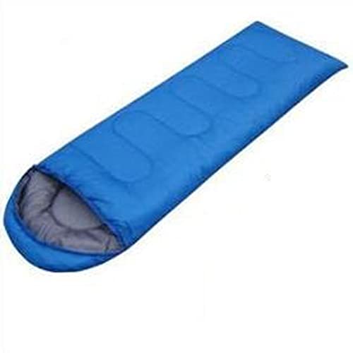 SSWERWEQ Schlafsack Outdoor Sleeping Bag Ultralight Camping Waterproof Sleeping Bags Thickened Winter warm Sleeping Bag Adult Outdoor Camping Sleeping Bags (Color : Blue) von SSWERWEQ