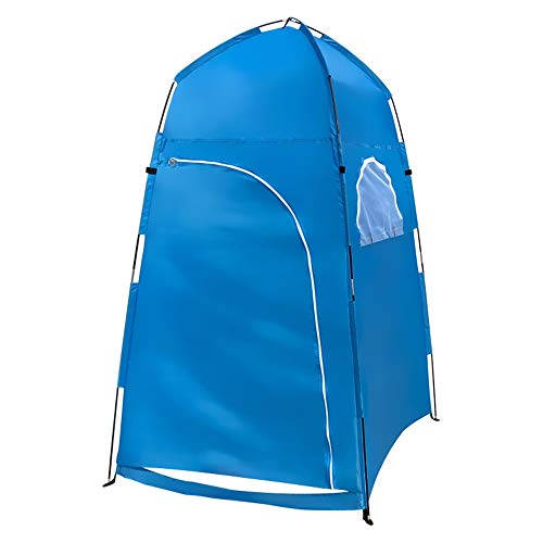 SSWERWEQ Zelte Dusche Zelt beweglicher im Freien Dusche Badewanne Ändern Anproberaum Tent Shelter Camping Strand Privatsphäre WC (Color : Blue) von SSWERWEQ
