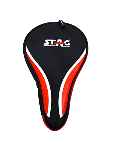 STAG Premium Tischtennisschläger Case-Stroke, wasserdicht und weich, Schwarz von STAG