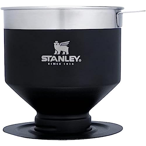 Stanley Perfect Brew Pour Over Kaffeebereiter - Ergibt 1-6 Tassen - Kaffeefilter Wiederverwendbar Edelstahl - Filterkaffee - BPA-Frei - Leicht zu Reinigen & Abnehmbarer Filter - Schwarz von STANLEY