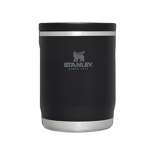 Stanley Adventure To-Go Food Jar 0.53L - Thermobehälter für Essen - 6 Stunden Heiß - 6 Stunden Kalt - Auslaufsicher - Einfaches Reinigen - Breite Öffnung - Spülmaschinenfest - BPA Frei - Black von STANLEY
