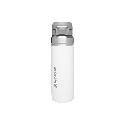 Stanley Quick Flip Trinkflasche Edelstahl 1.06L - Hält 18+ Stunden Kalt - Wasserflasche BPA-Frei - Spülmaschinenfest - Druckverschlussdeckel - Thermosflasche Auslaufsicher - Polar von STANLEY
